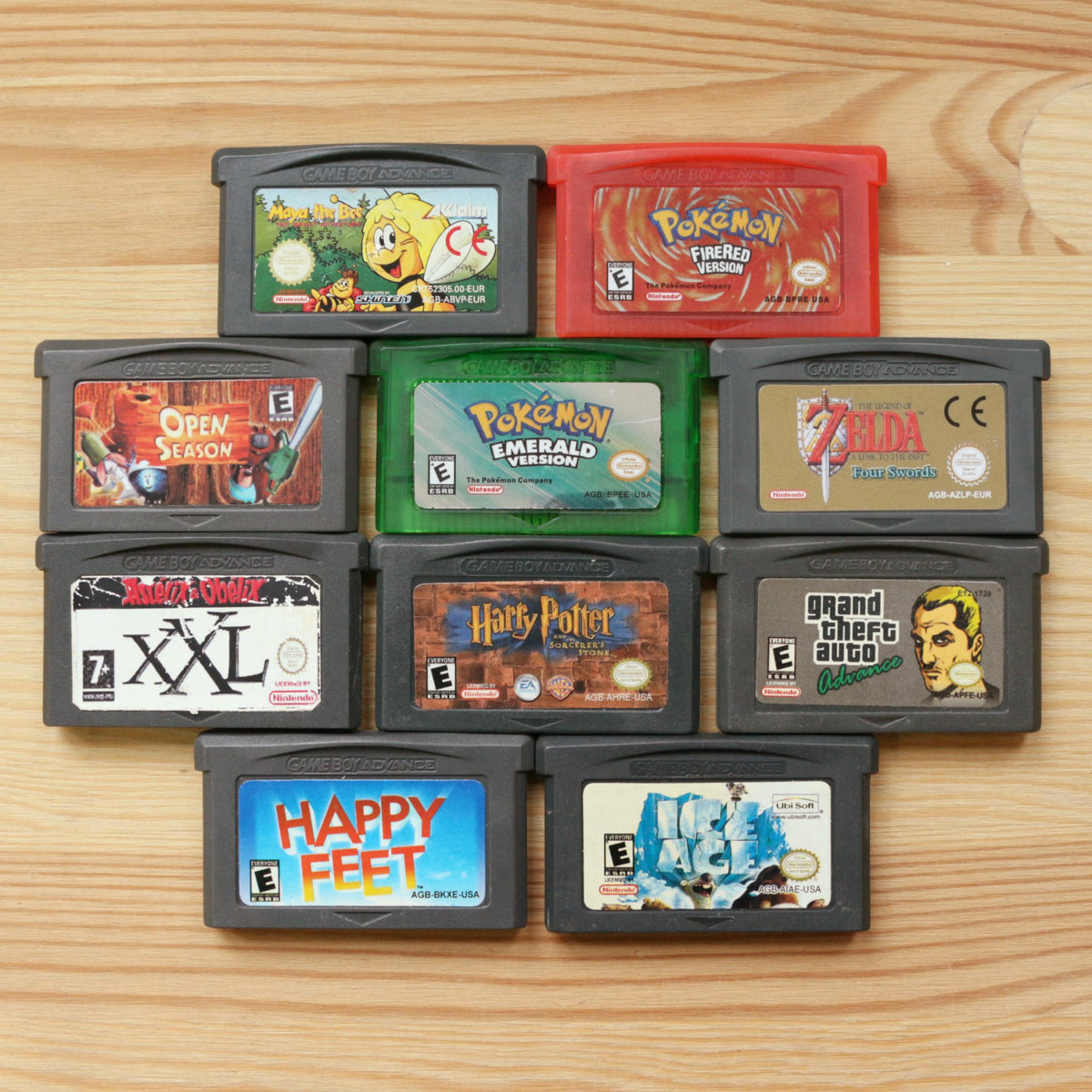 10 GameBoy Spiele zum TOP Preis! - GBA 344
