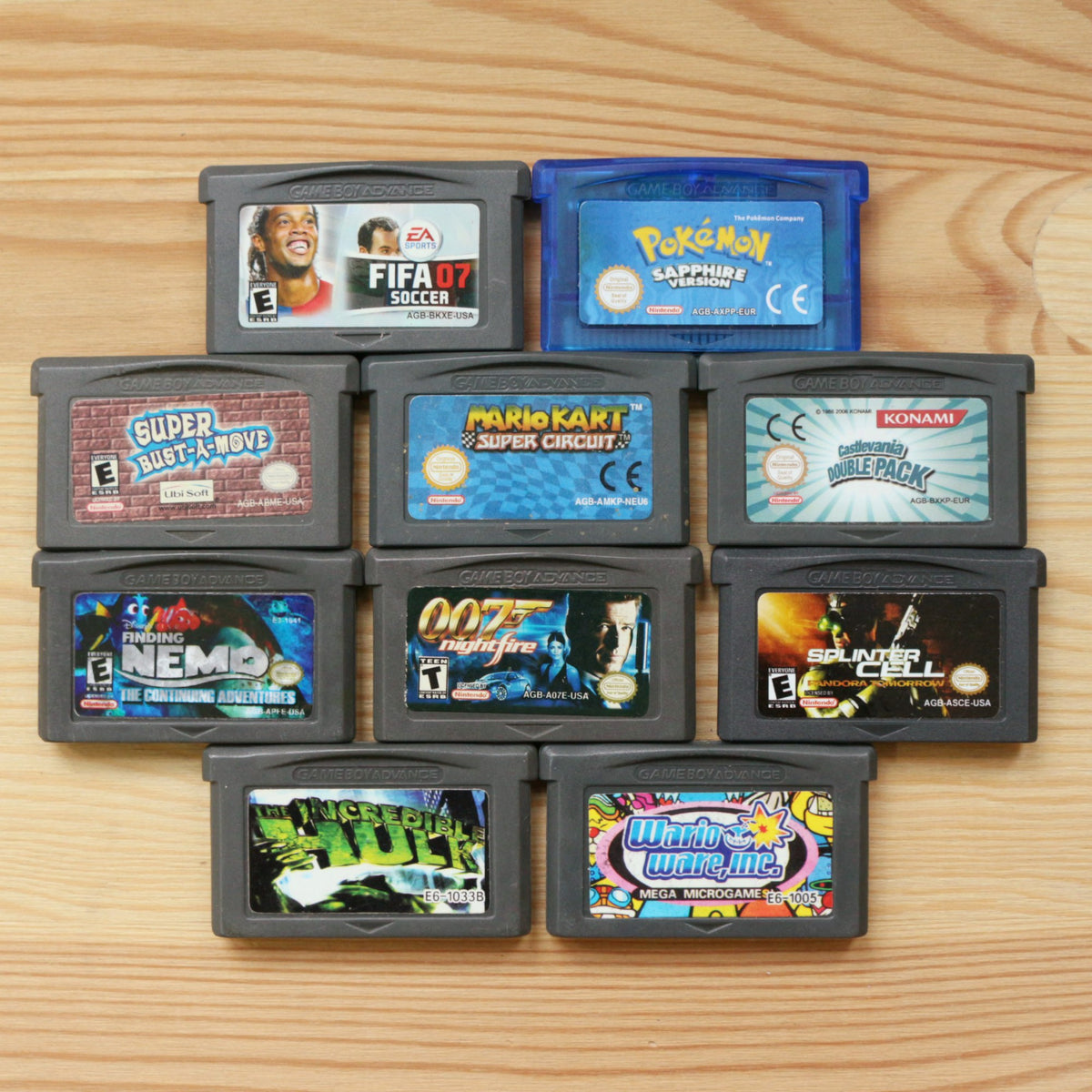 10 GameBoy Spiele zum TOP Preis! - GBA 345