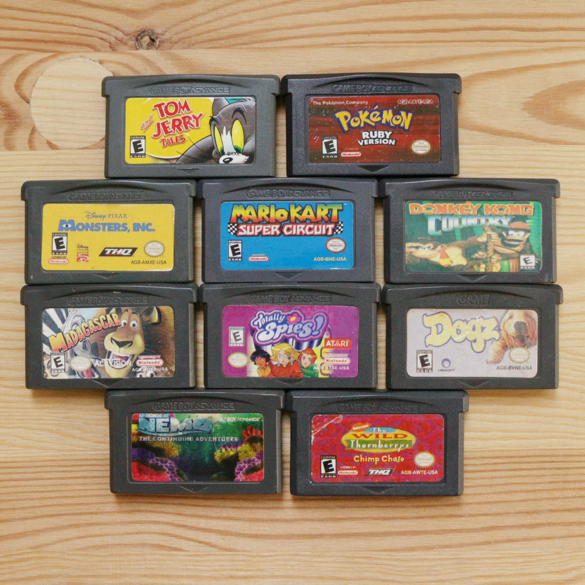 10 GameBoy Spiele zum TOP Preis! - GBA 348