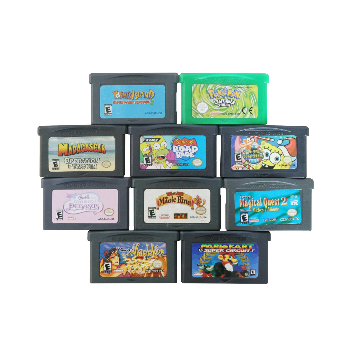 10 GameBoy Spiele zum TOP Preis! - GBA 359