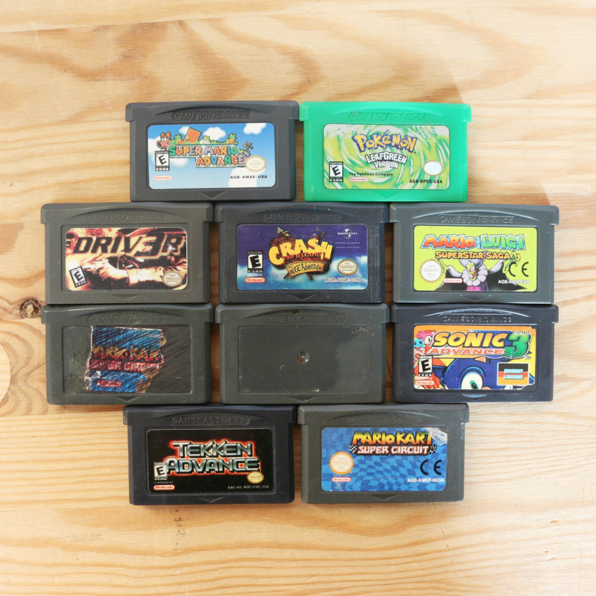 10 GameBoy Spiele zum TOP Preis! - GBA 362