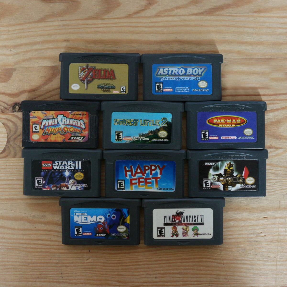 10 GameBoy Spiele zum TOP Preis! - GBA 363