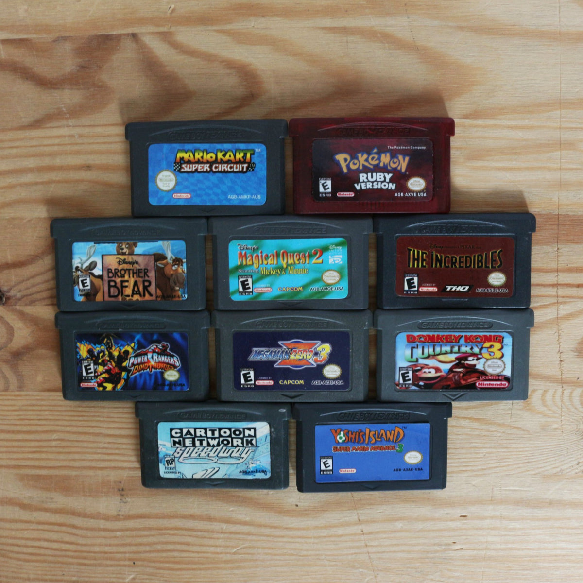 10 GameBoy Spiele zum TOP Preis! - GBA 364