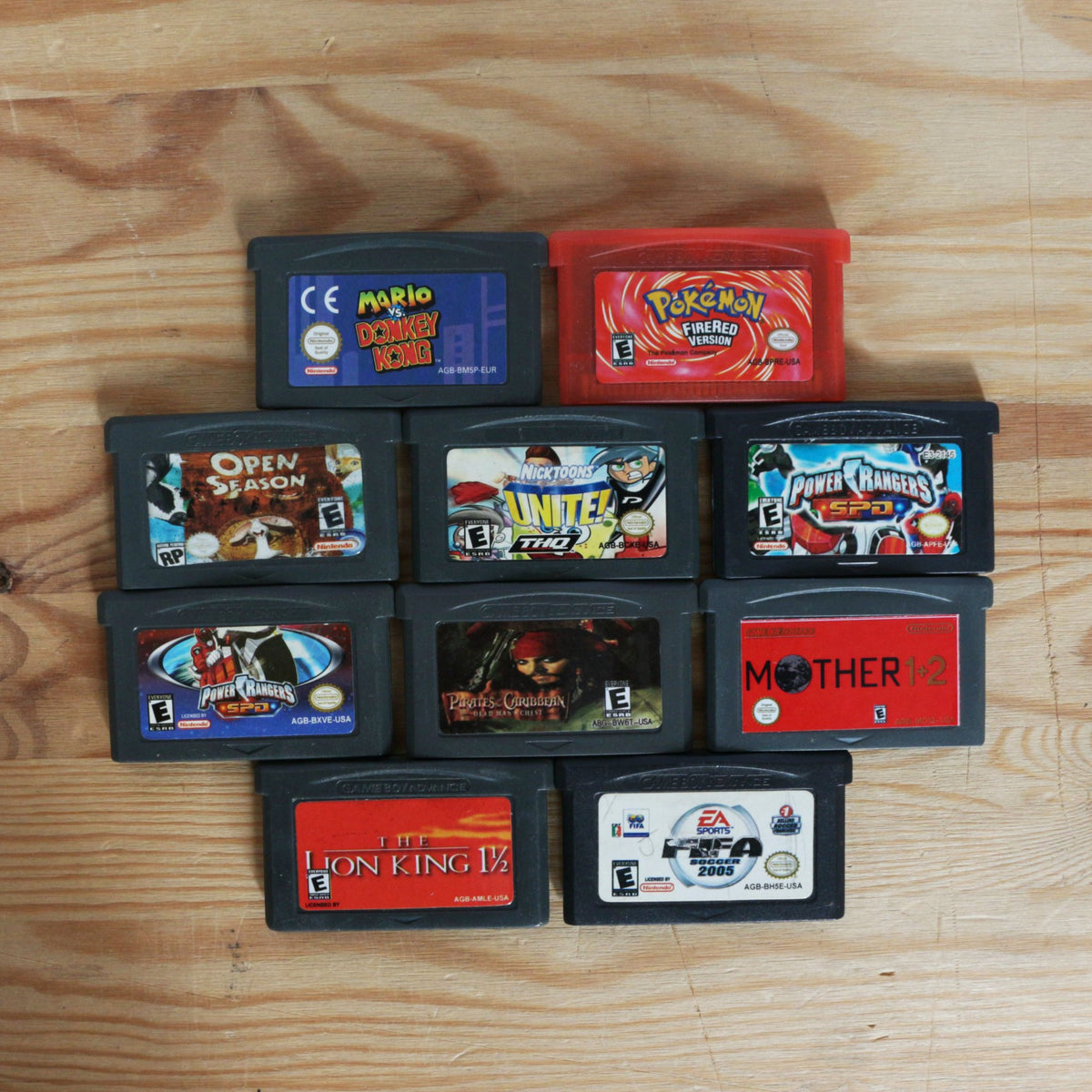 10 GameBoy Spiele zum TOP Preis! - GBA 367