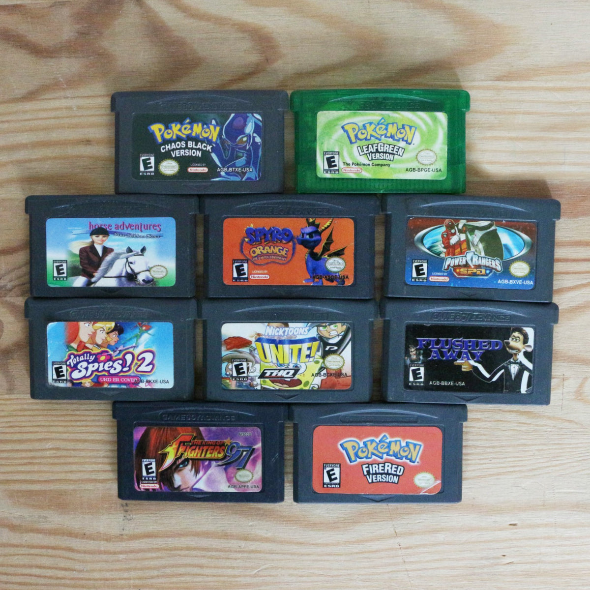 10 GameBoy Spiele zum TOP Preis! - GBA 369