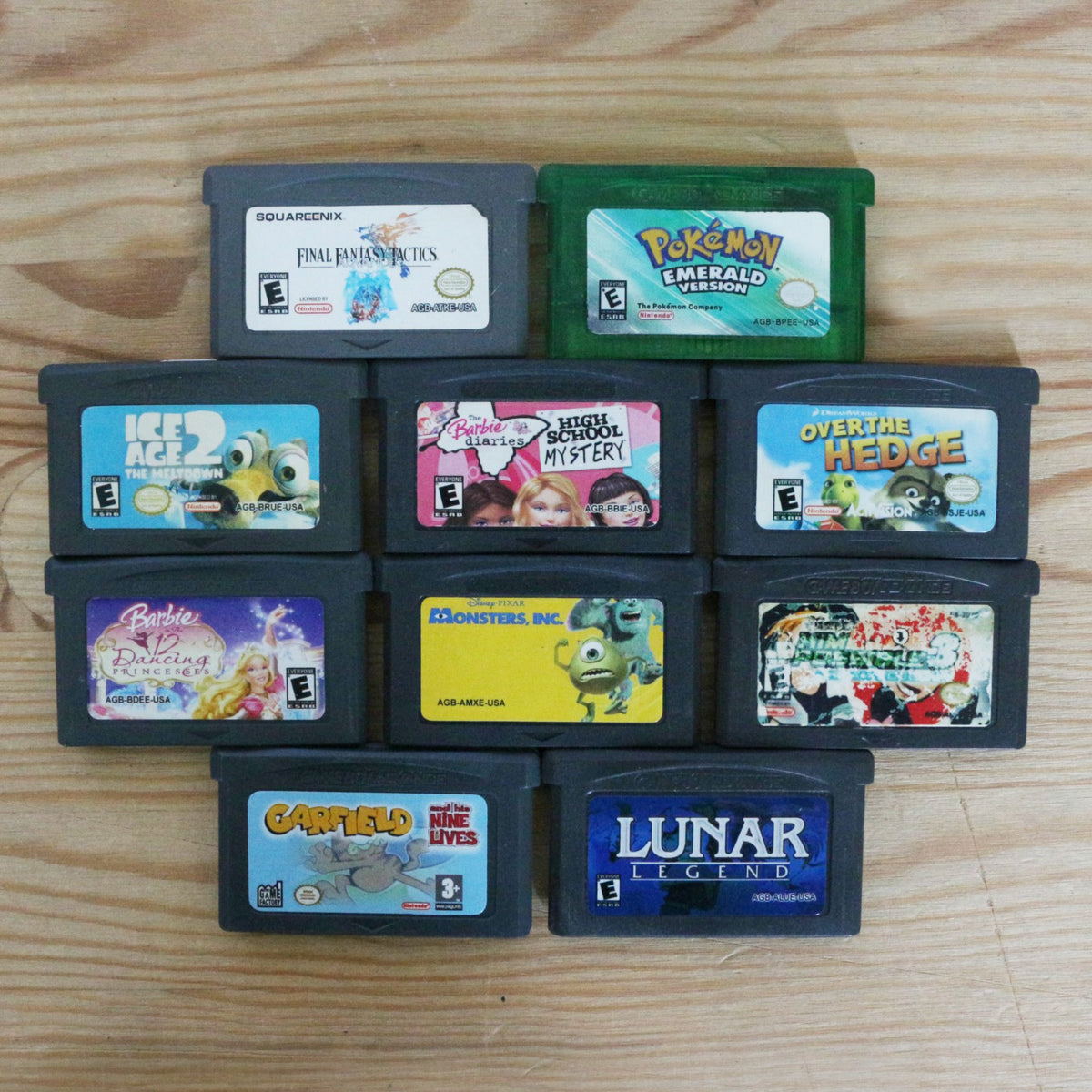 10 GameBoy Spiele zum TOP Preis! - GBA 370