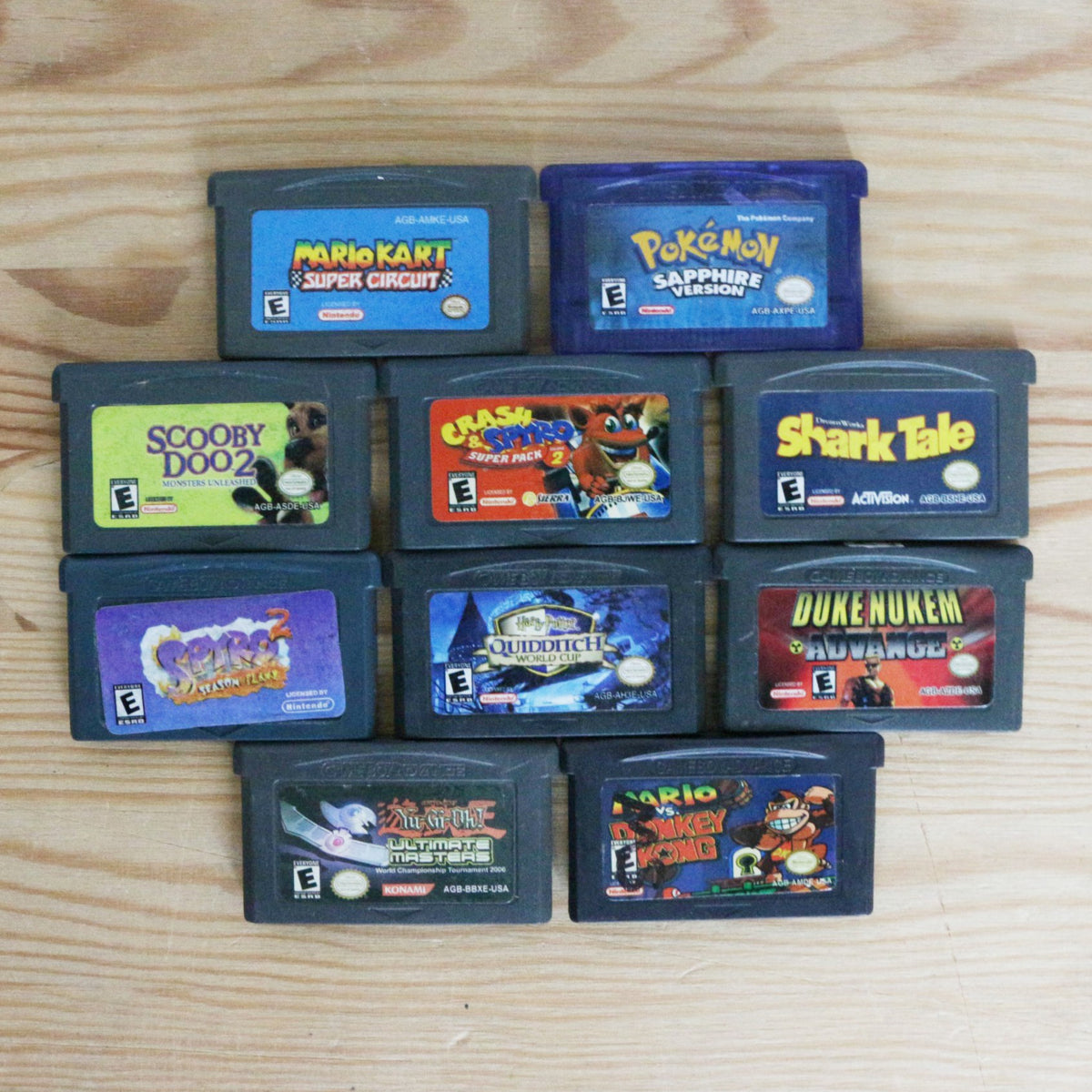 10 GameBoy Spiele zum TOP Preis! - GBA 371