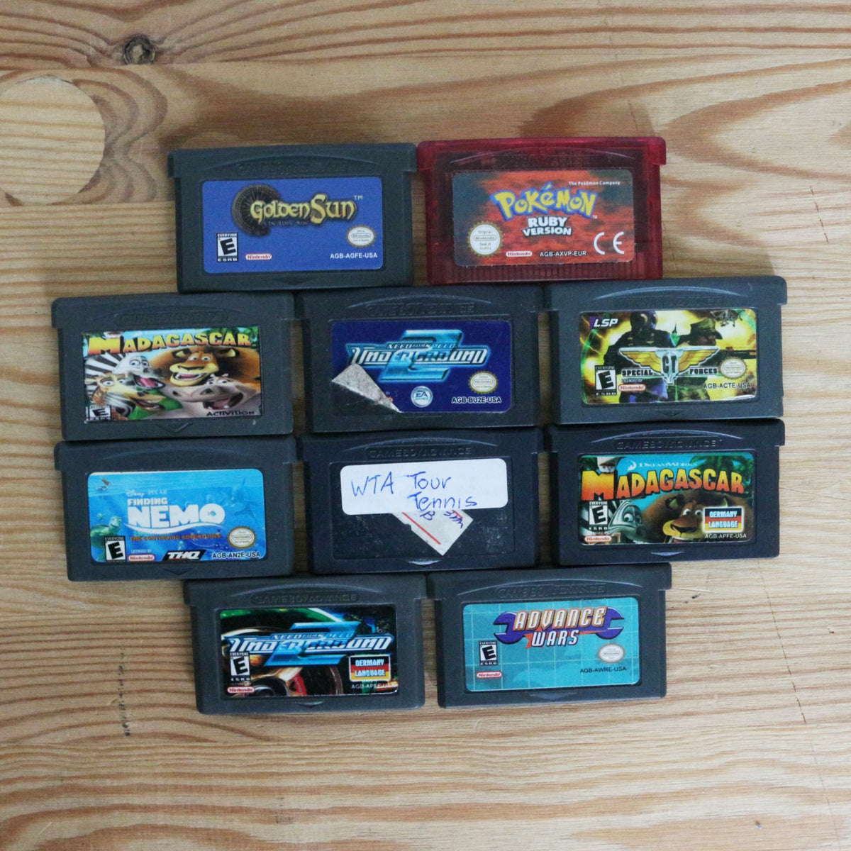 10 GameBoy Spiele zum TOP Preis! - GBA 372