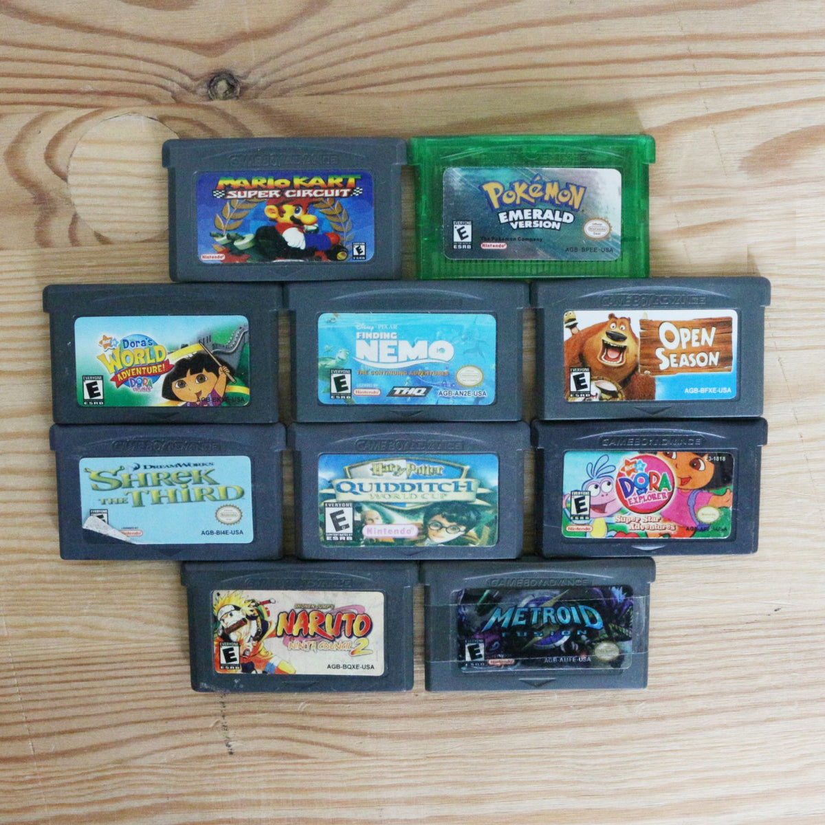 10 GameBoy Spiele zum TOP Preis! - GBA 374