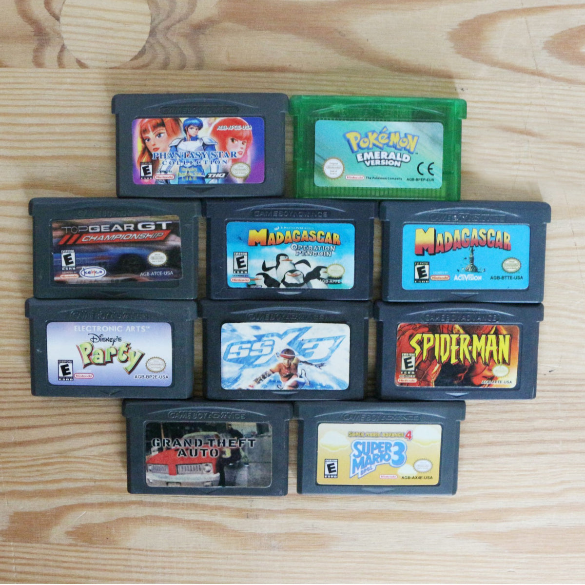 10 GameBoy Spiele zum TOP Preis! - GBA 376