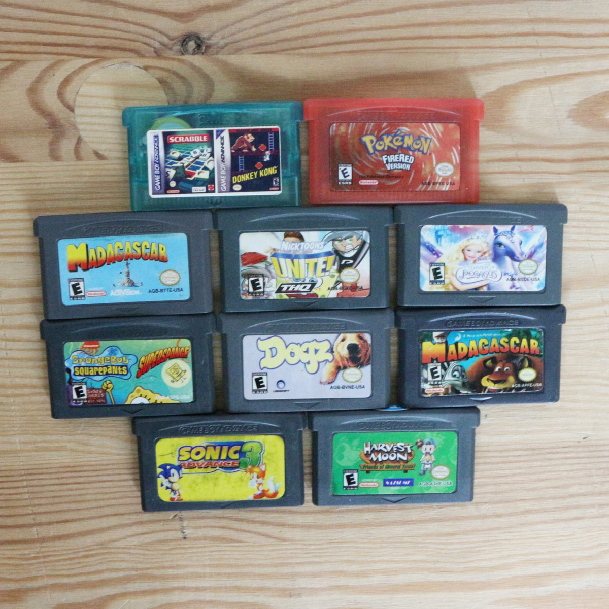 10 GameBoy Spiele zum TOP Preis! - GBA 377