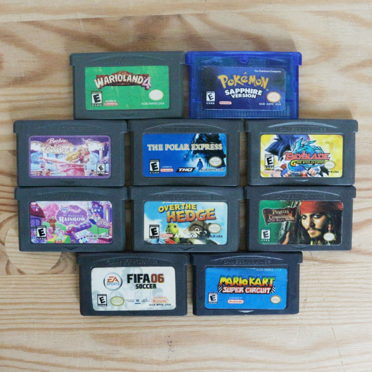 10 GameBoy Spiele zum TOP Preis! - GBA 379