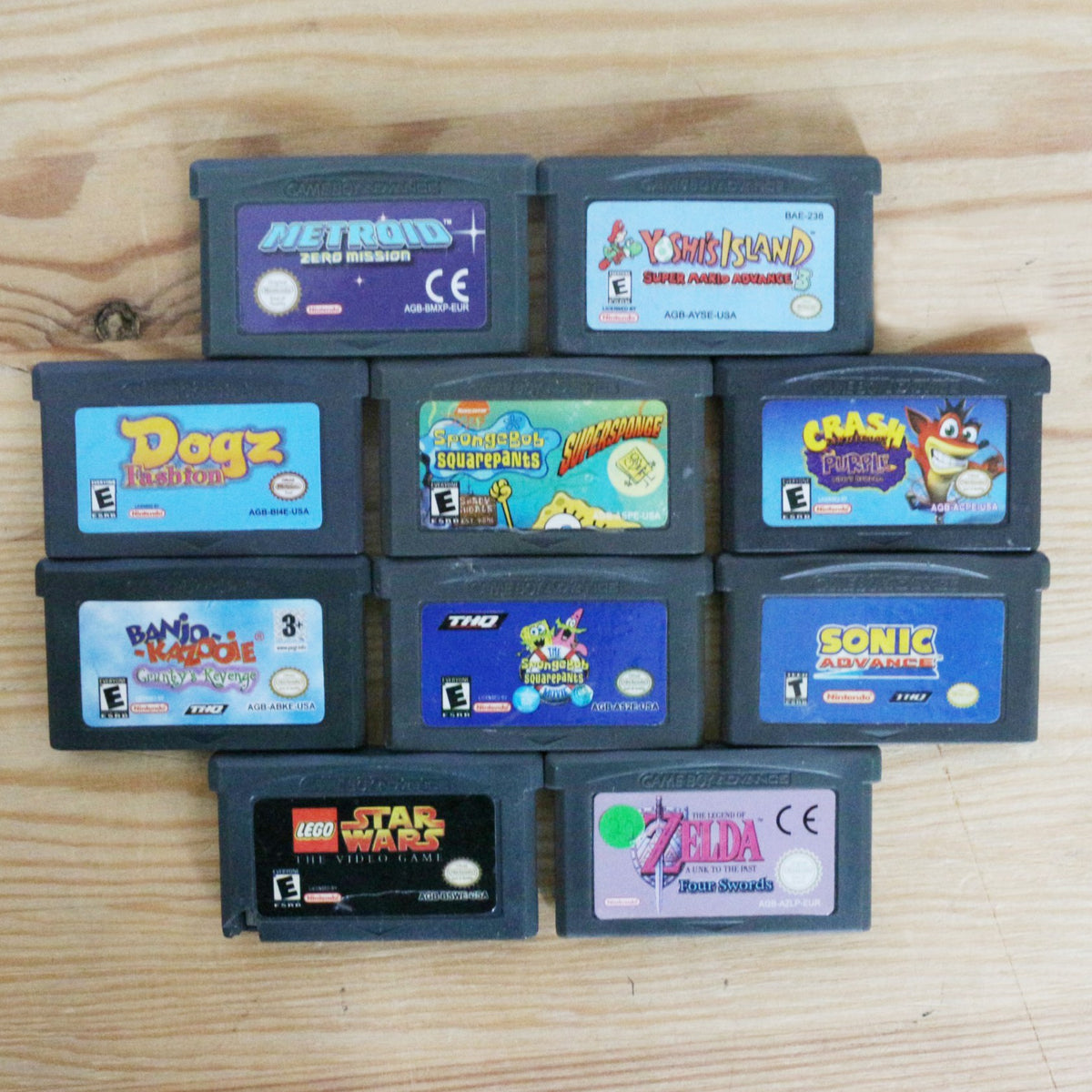 10 GameBoy Spiele zum TOP Preis! - GBA 381