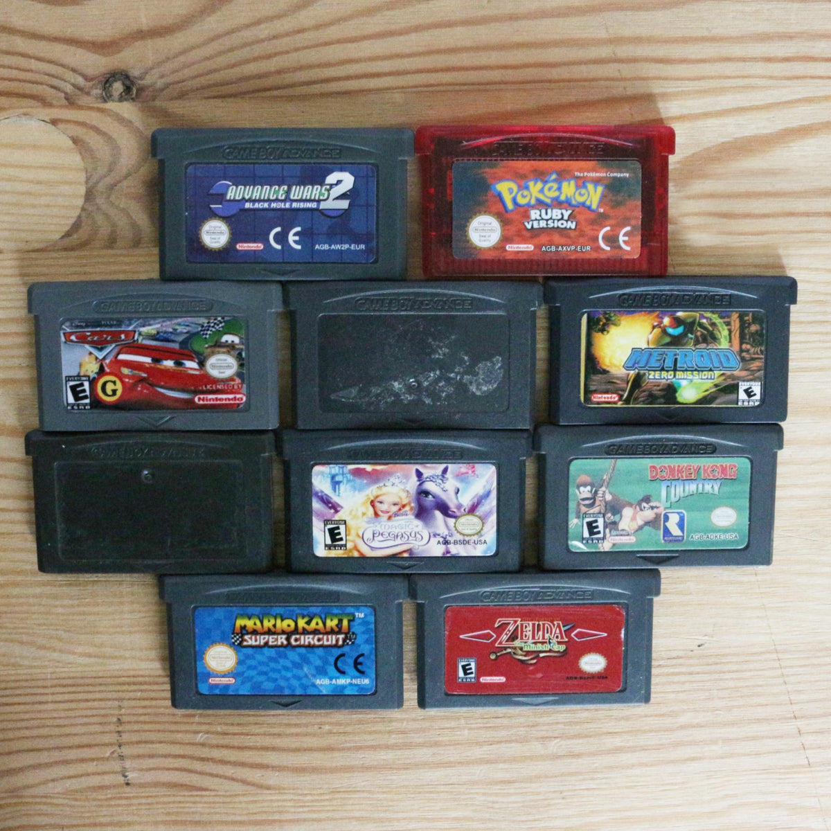 10 GameBoy Spiele zum TOP Preis! - GBA 382