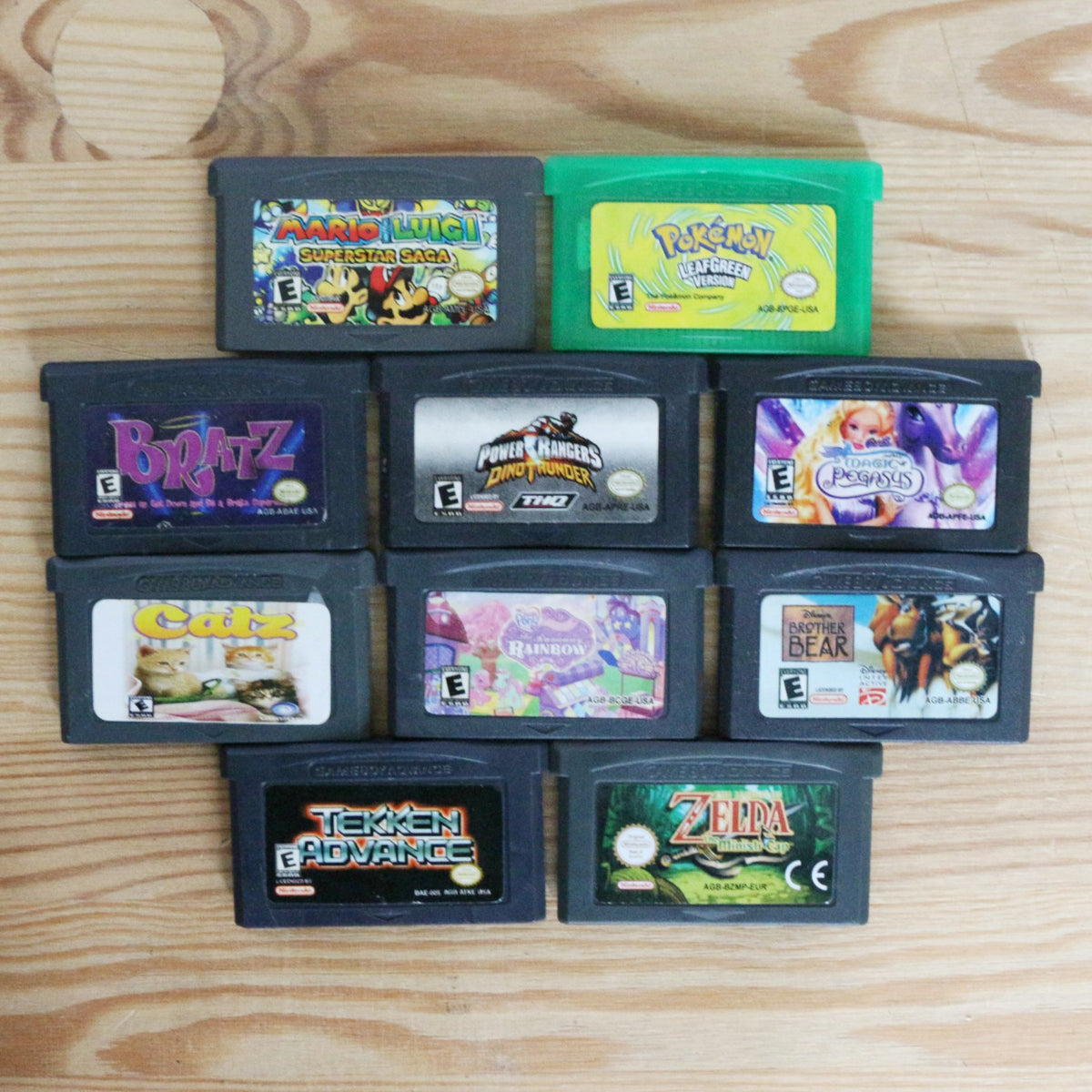 10 GameBoy Spiele zum TOP Preis! - GBA 384