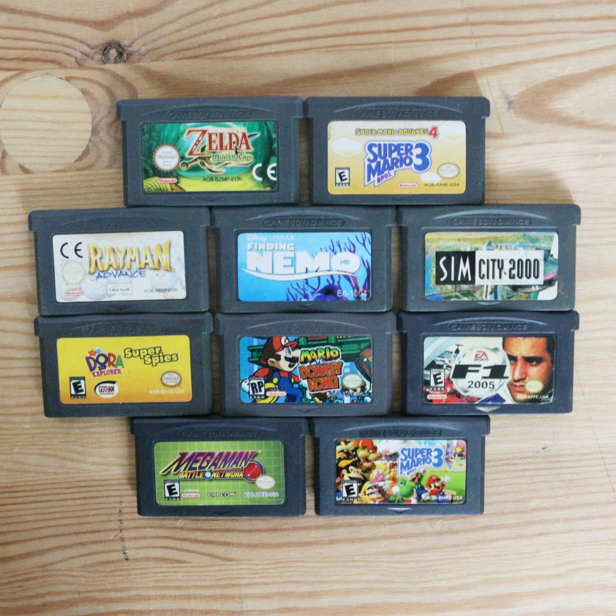 10 GameBoy Spiele zum TOP Preis! - GBA 386