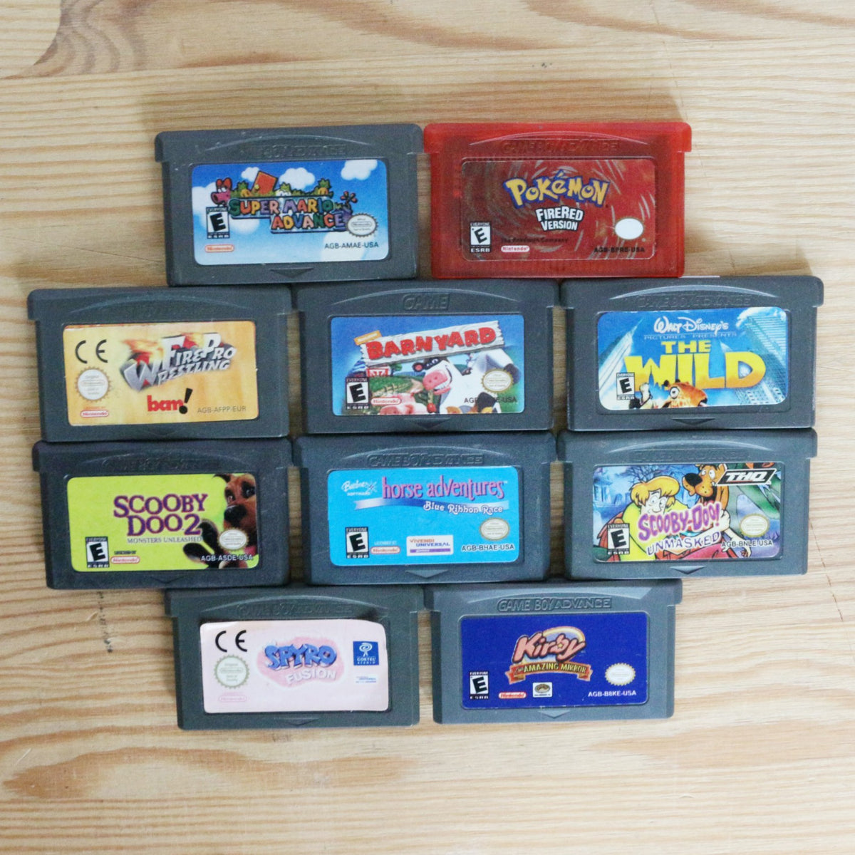 10 GameBoy Spiele zum TOP Preis! - GBA 387
