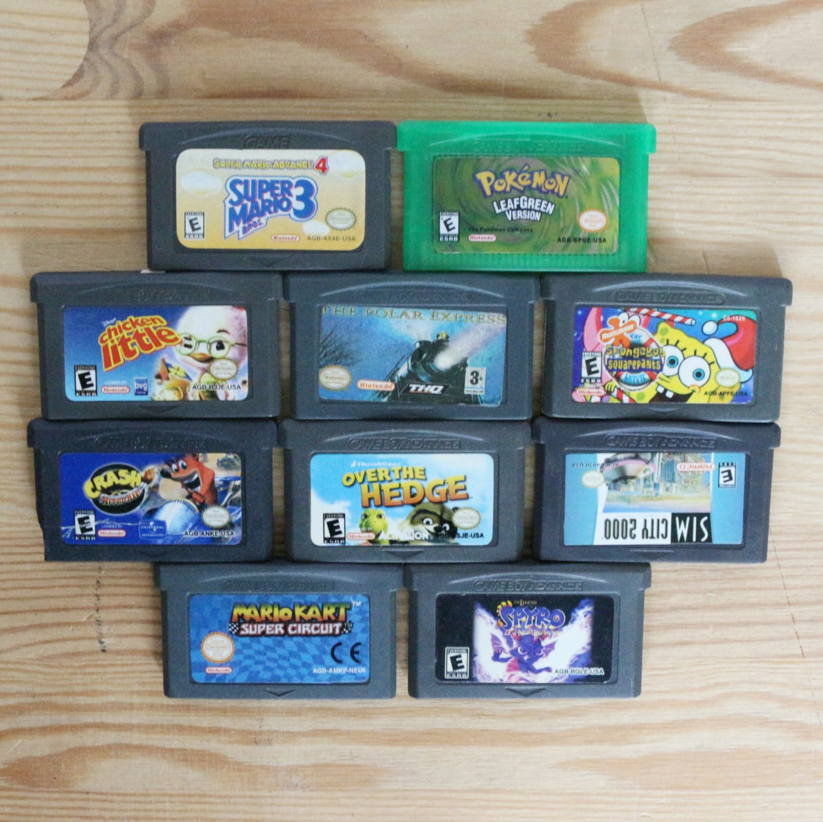 10 GameBoy Spiele zum TOP Preis! - GBA 389