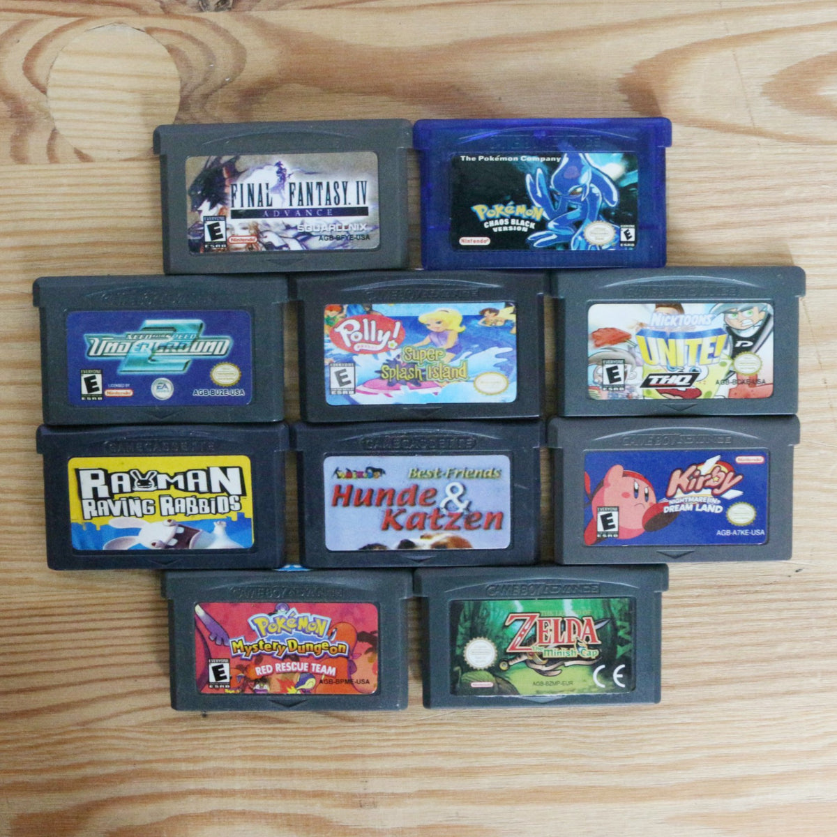 10 GameBoy Spiele zum TOP Preis! - GBA 392