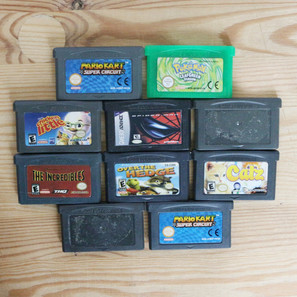 10 GameBoy Spiele zum TOP Preis! - GBA 393