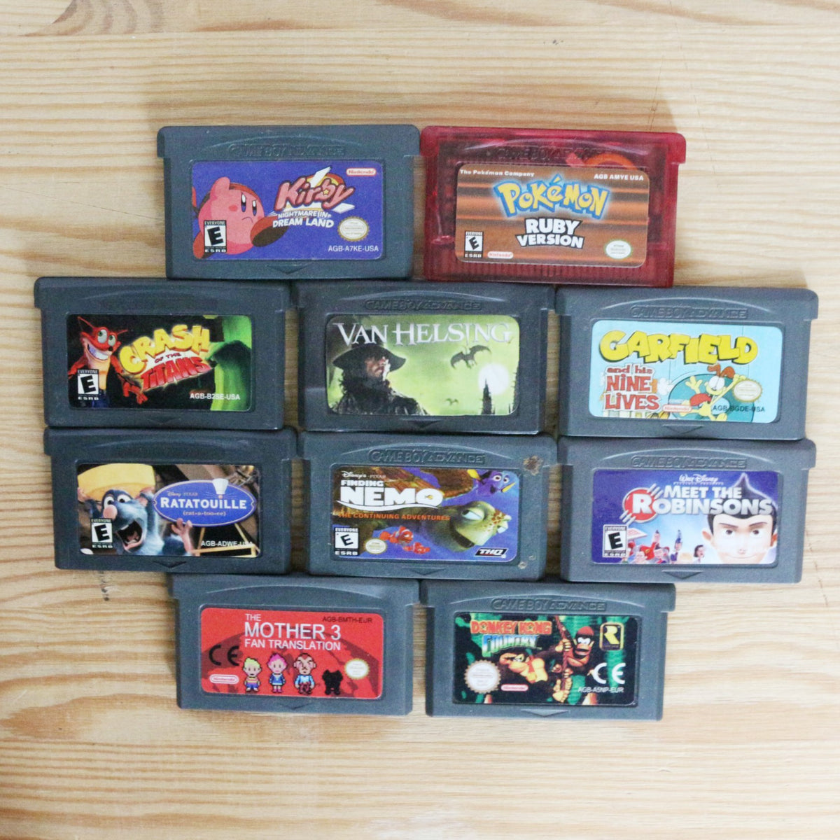 10 GameBoy Spiele zum TOP Preis! - GBA 396