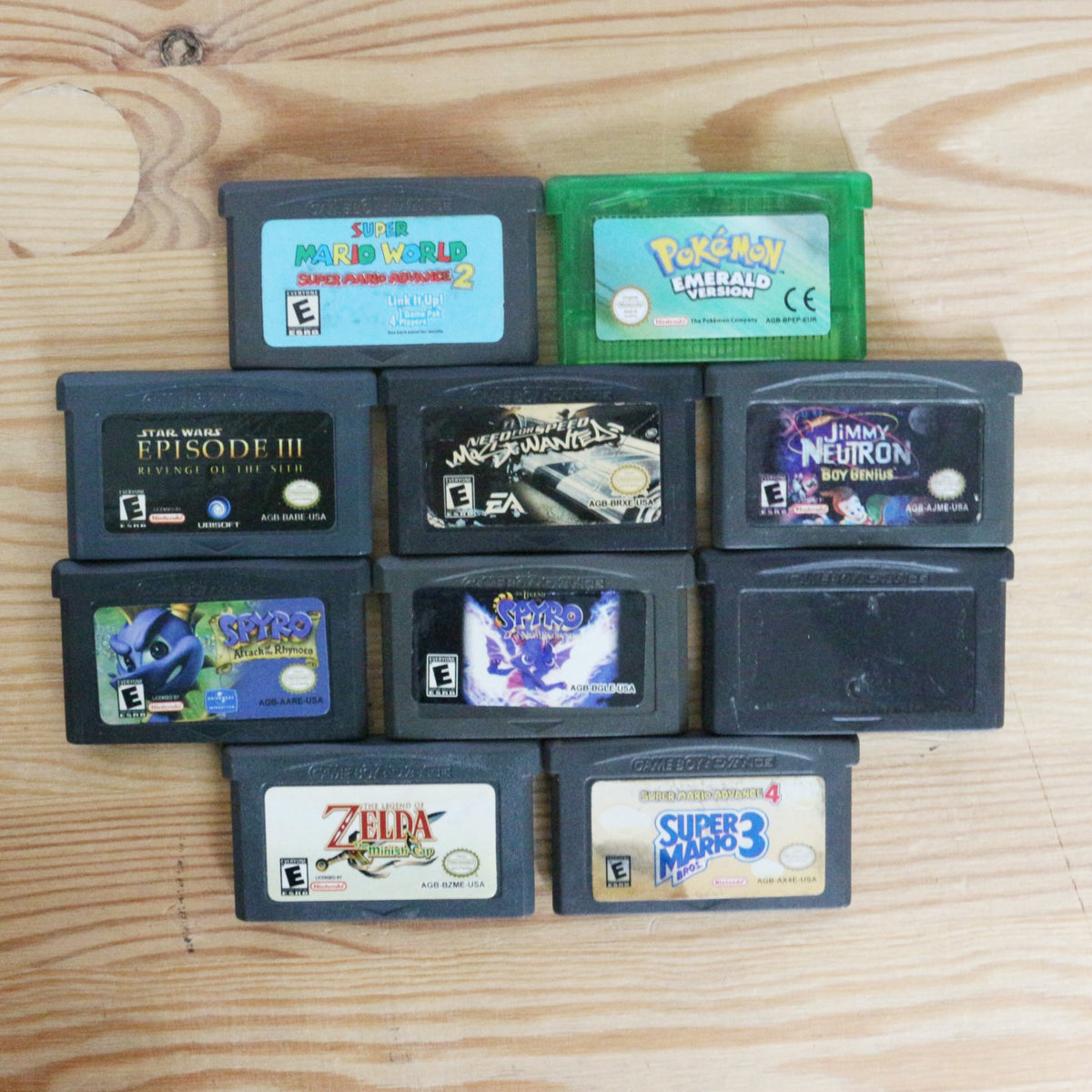 10 GameBoy Spiele zum TOP Preis! - GBA 398