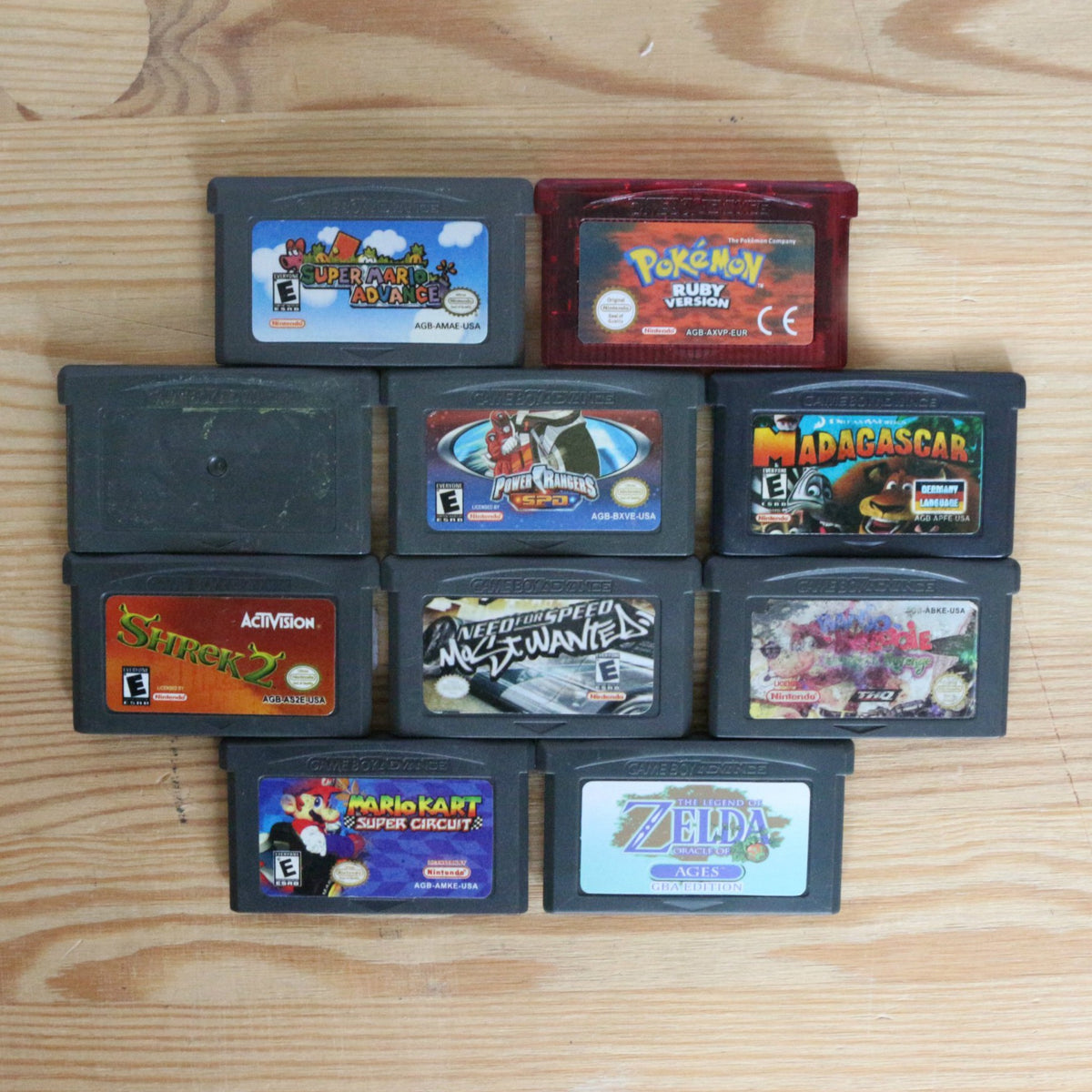 10 GameBoy Spiele zum TOP Preis! - GBA 399