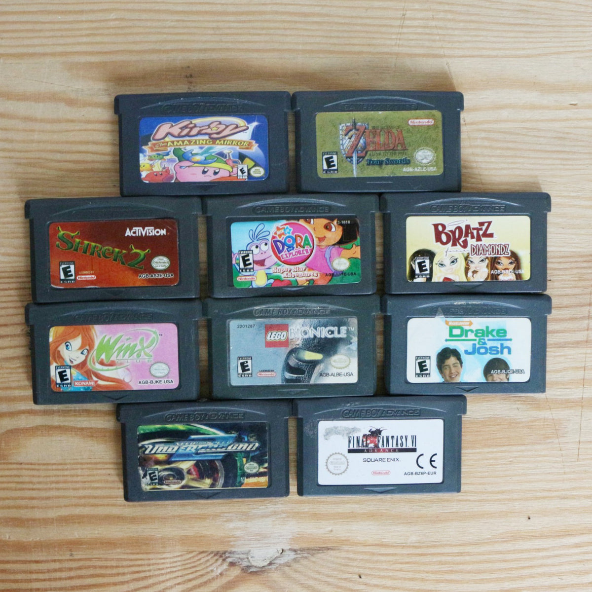 10 GameBoy Spiele zum TOP Preis! - GBA 402