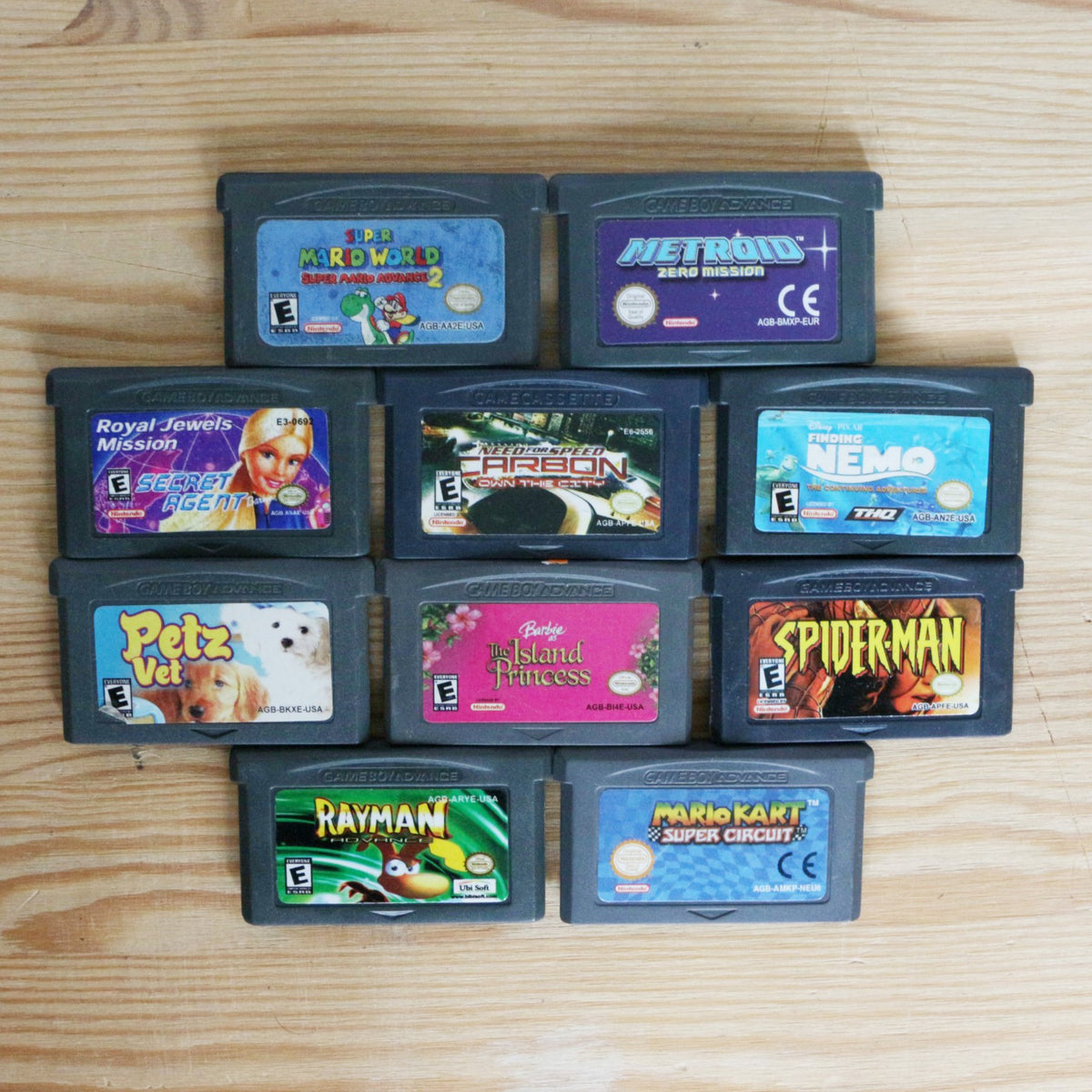 10 GameBoy Spiele zum TOP Preis! - GBA 403