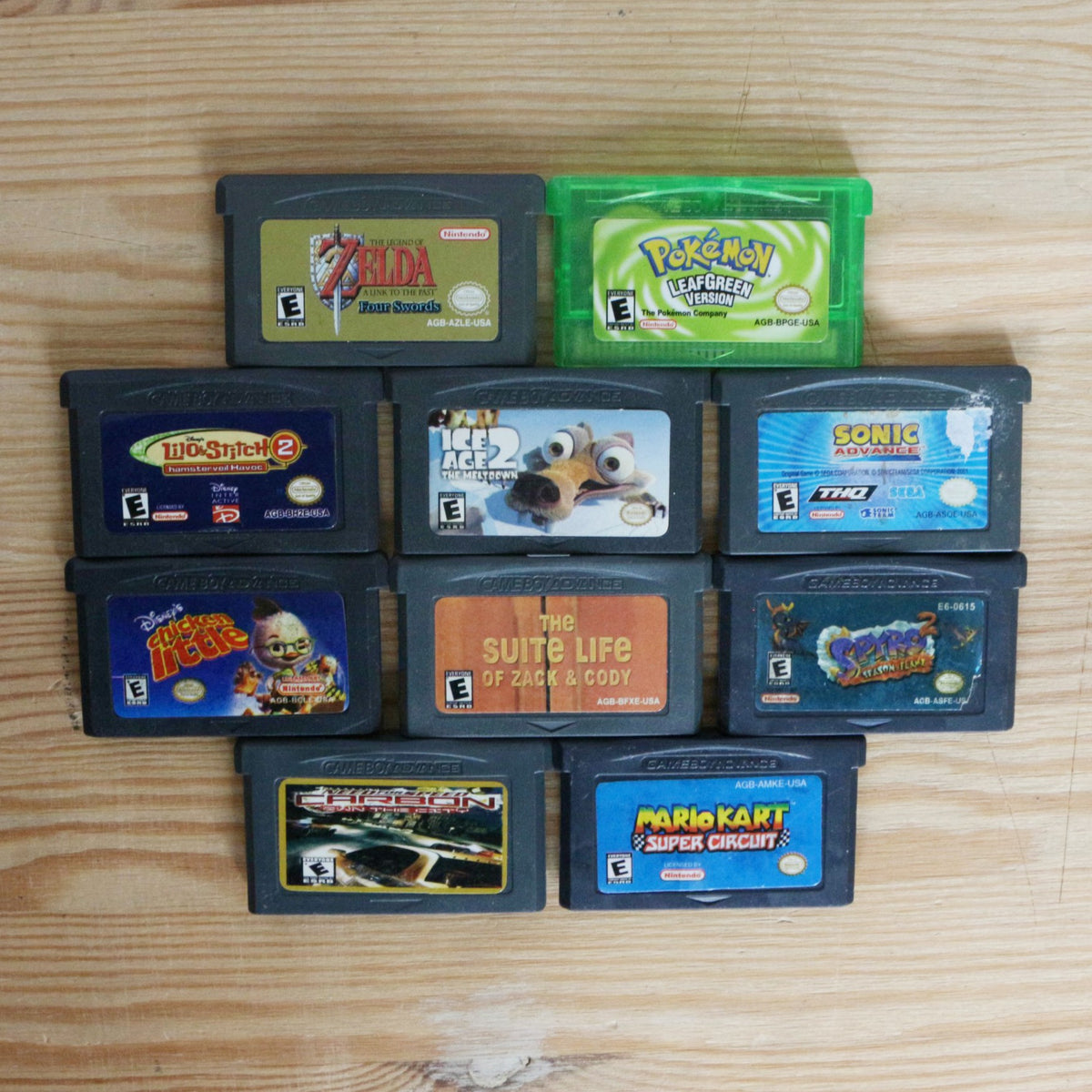 10 GameBoy Spiele zum TOP Preis! - GBA 411