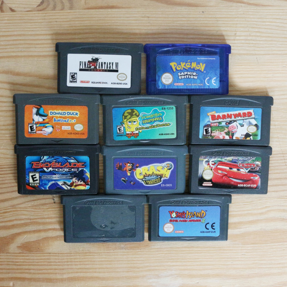 10 GameBoy Spiele zum TOP Preis! - GBA 412
