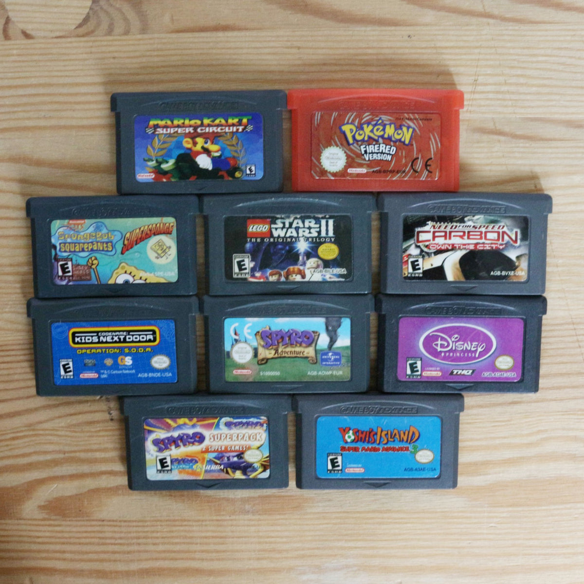 10 GameBoy Spiele zum TOP Preis! - GBA 413