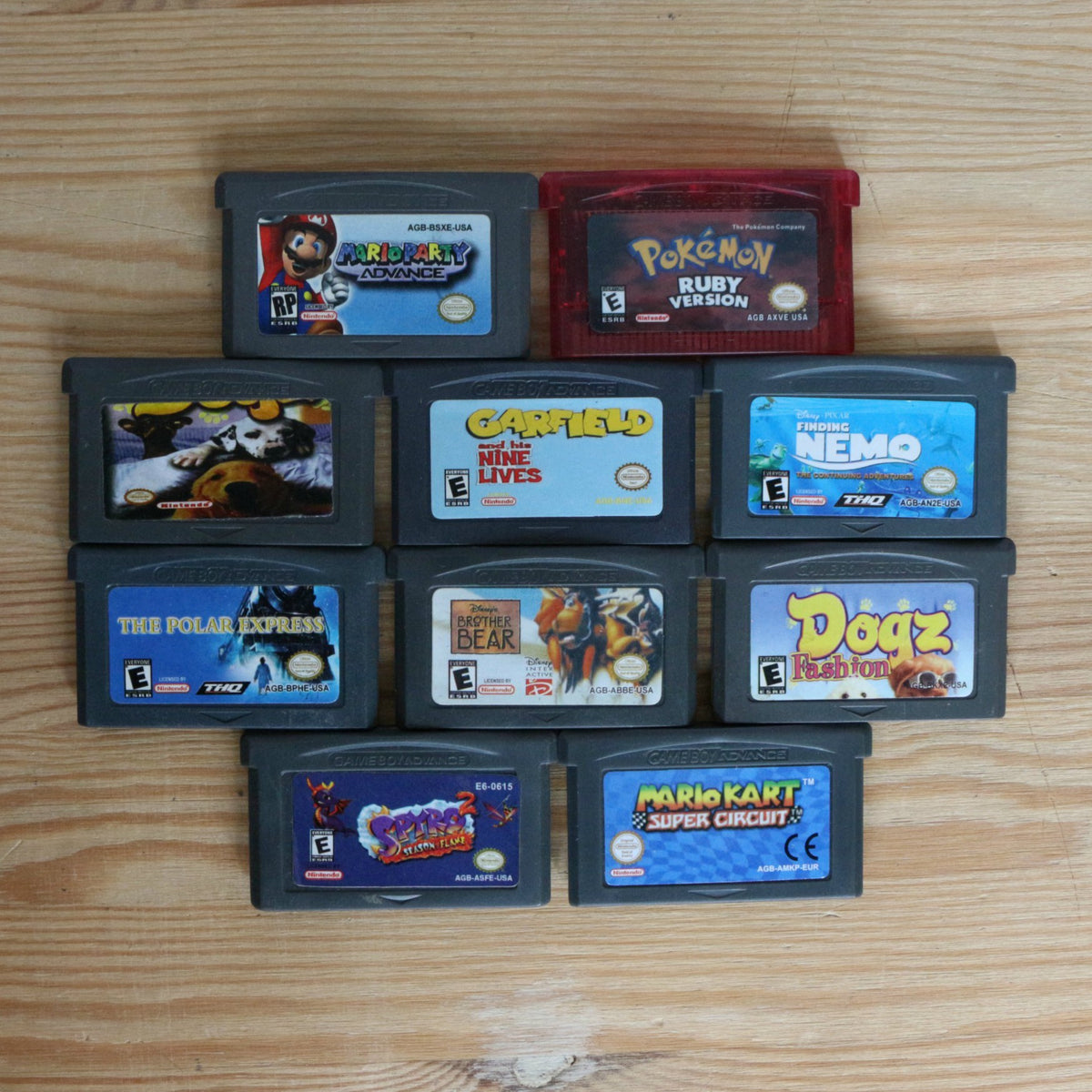 10 GameBoy Spiele zum TOP Preis! - GBA 415