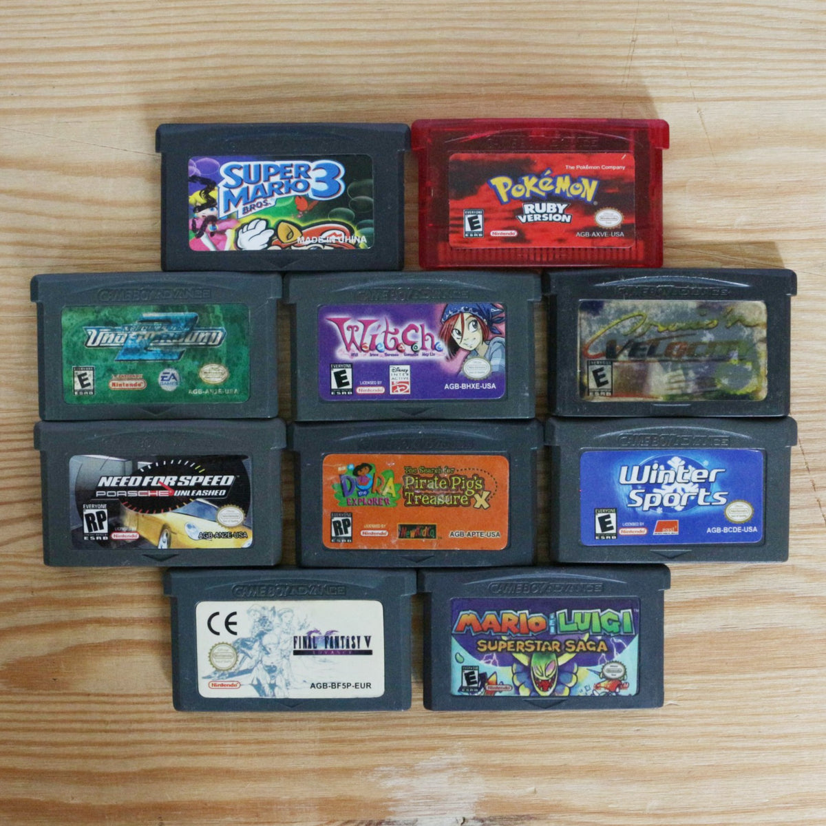 10 GameBoy Spiele zum TOP Preis! - GBA 419