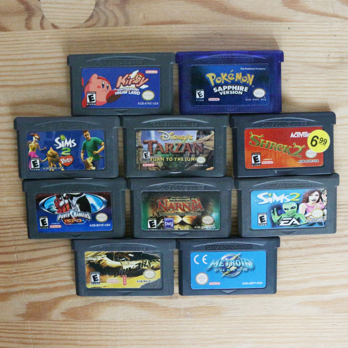 10 GameBoy Spiele zum TOP Preis! - GBA 422