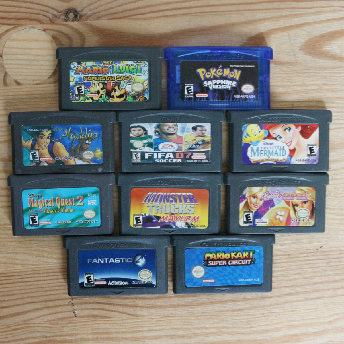 10 GameBoy Spiele zum TOP Preis! - GBA 424