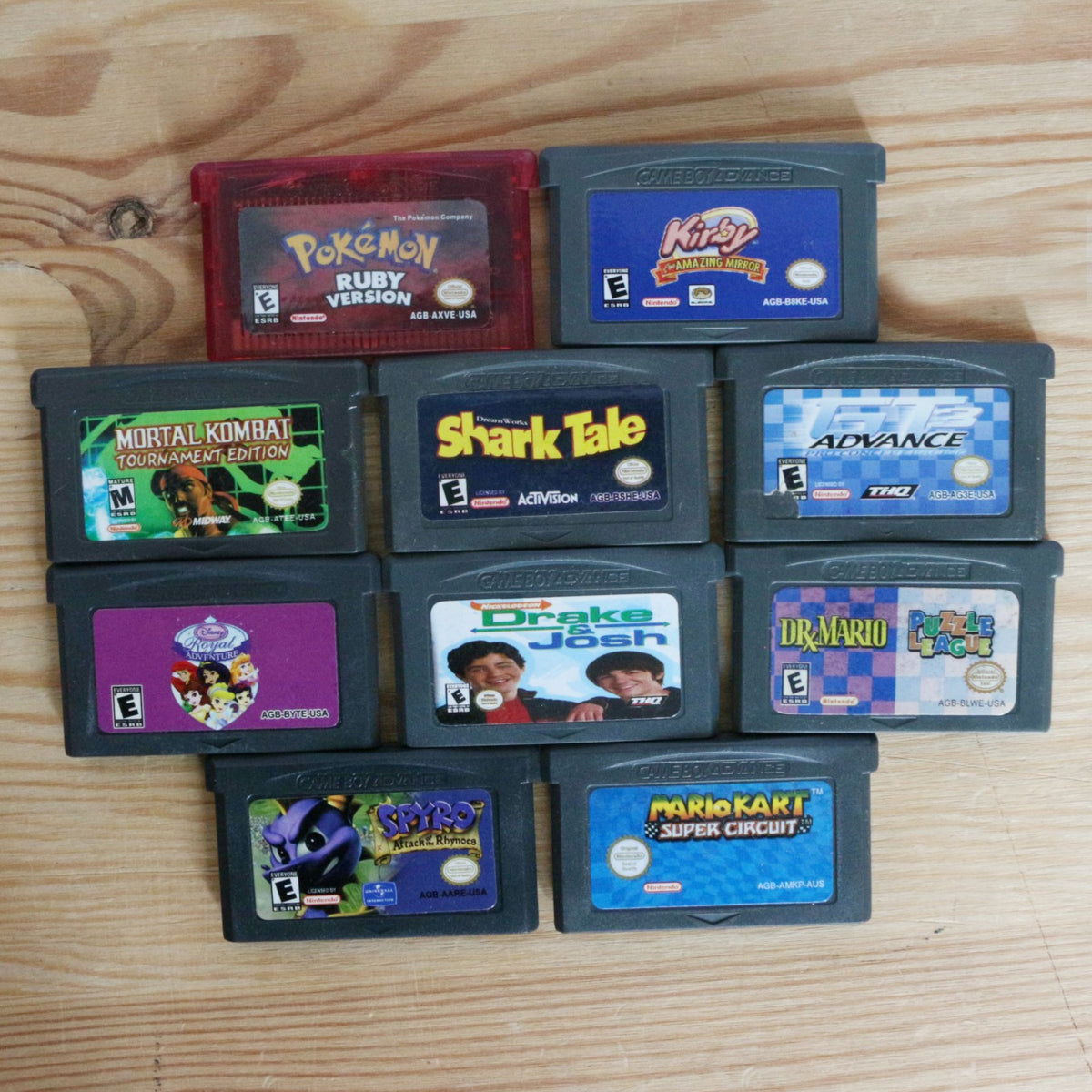 10 GameBoy Spiele zum TOP Preis! - GBA 427