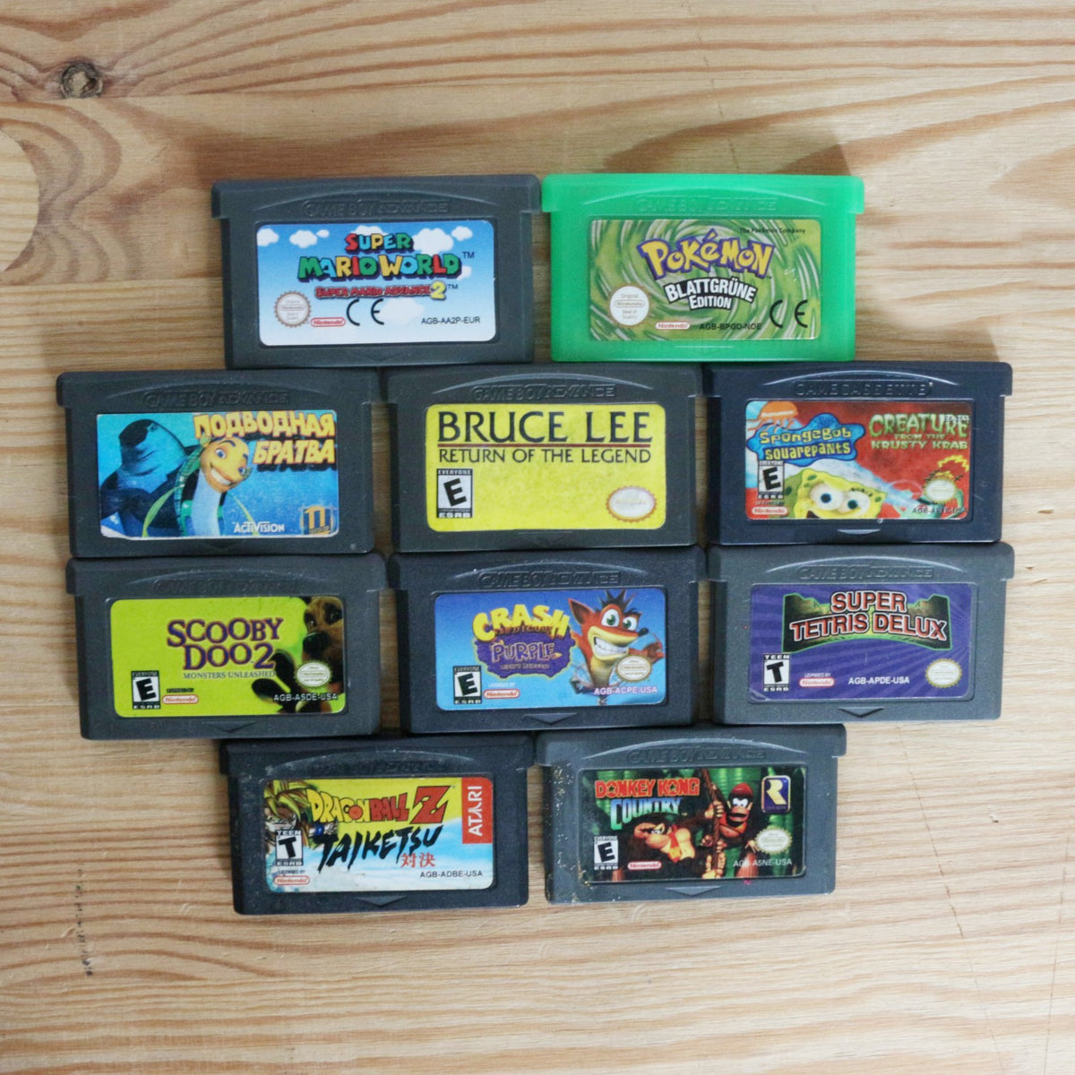 10 GameBoy Spiele zum TOP Preis! - GBA 435