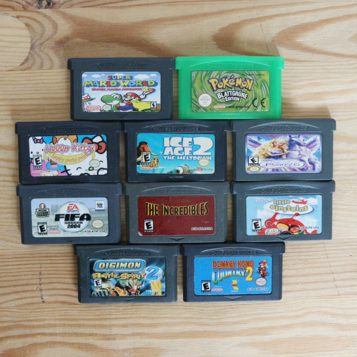 10 GameBoy Spiele zum TOP Preis! - GBA 437