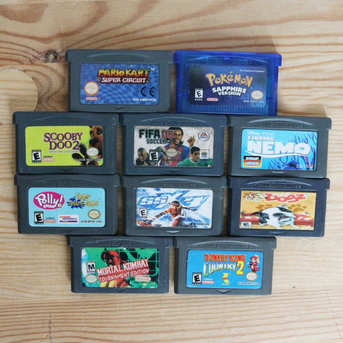10 GameBoy Spiele zum TOP Preis! - GBA 438