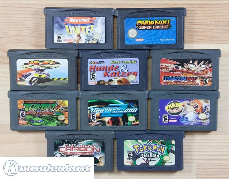 10 GameBoy Spiele zum TOP Preis! - GBA107