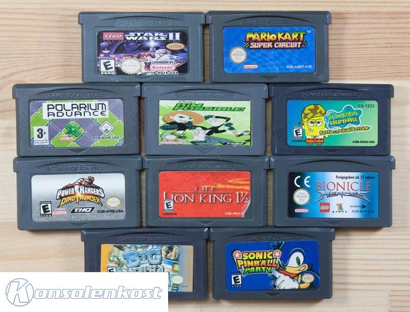 10 GameBoy Spiele zum TOP Preis! - GBA109