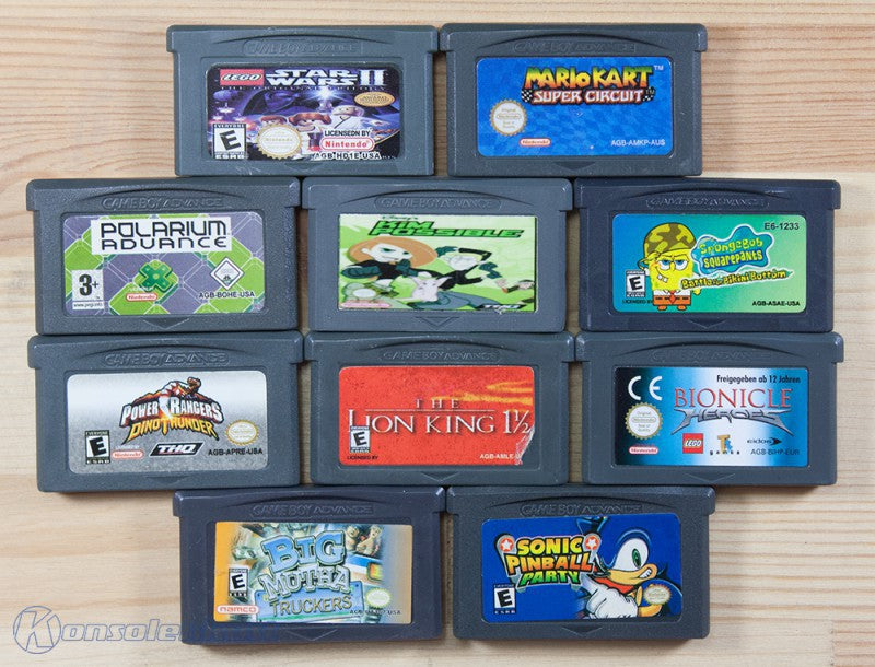 10 GameBoy Spiele zum TOP Preis! - GBA109