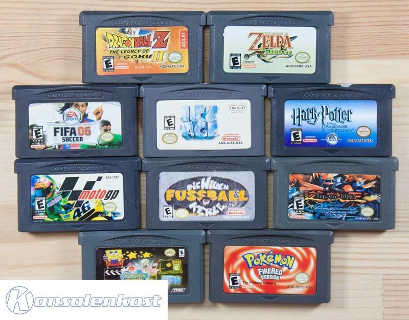 10 GameBoy Spiele zum TOP Preis! - GBA110