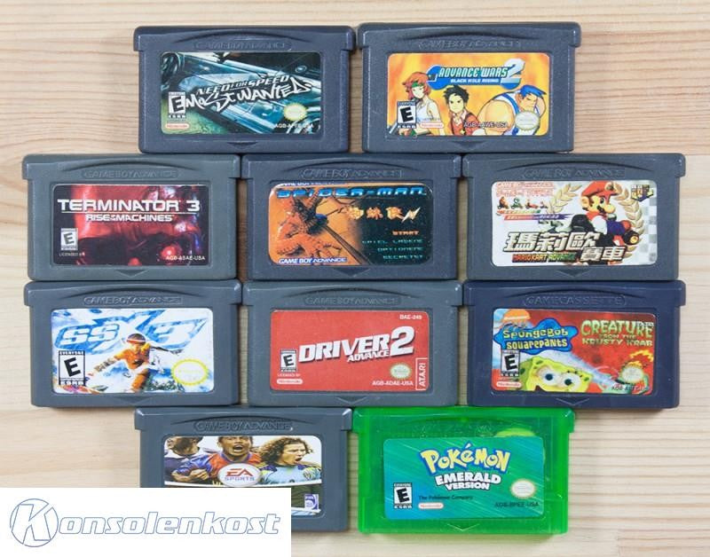 10 GameBoy Spiele zum TOP Preis! - GBA114