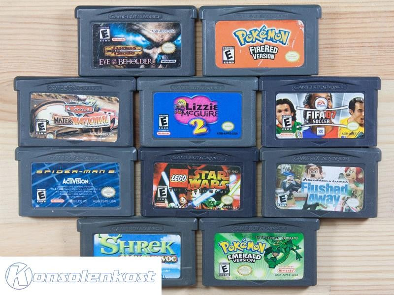 10 GameBoy Spiele zum TOP Preis! - GBA117