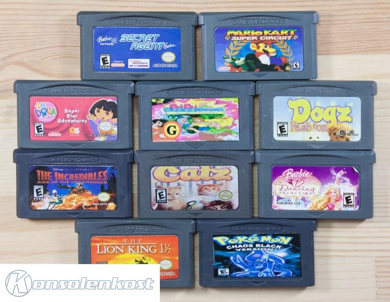 10 GameBoy Spiele zum TOP Preis! - GBA119