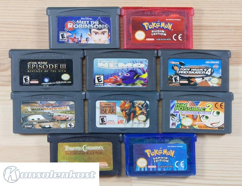 10 GameBoy Spiele zum TOP Preis! - GBA120