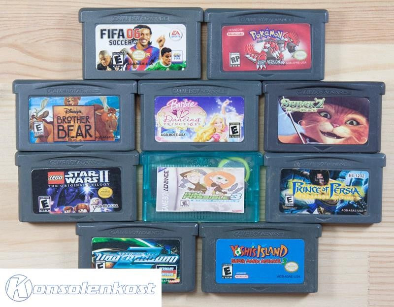 10 GameBoy Spiele zum TOP Preis! - GBA122