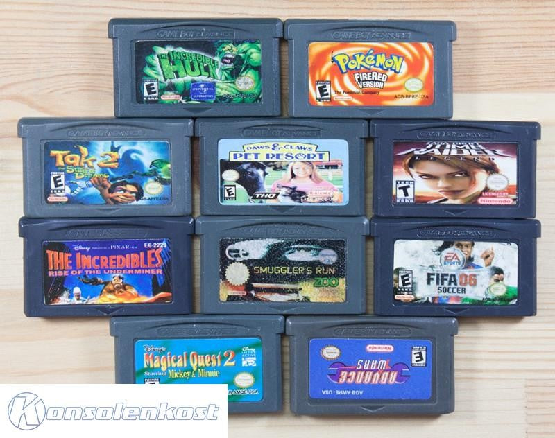 10 GameBoy Spiele zum TOP Preis! - GBA123